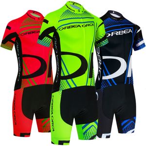 Radsporttrikot setzt Sommer Orbea Orca Cycling Set Men Bike Maillot Jersey Shorts Schnell trockener MTB 20d Ropa Ciclismo Bicycl Clothing 230814