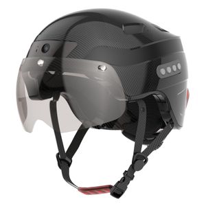 Casco da bici da caschi ciclistici con visiera rapida con telecamera incorporata da Magnetic Point Smart Wears Torn Signal Bluetooth Calling Bluetooth Play 230815