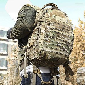 バックパックPavehawk Multicam MC Camouflage Military Molle Duffle Travel Bag Tactical Men Back Pack Laptop Computer Women