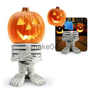 Novelty Items Halloween Pumpkin Knight Garden Decoration Small Pumpkin Head Resin Crafts Home Coffee Shop Bookshelf Decoration J230815