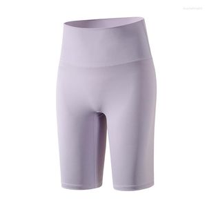 Shorts ativos yoga high wyt ginker women women 2023 ciclismo de fitness pilates roupas treinamento vestido damas amarelas preto cinza