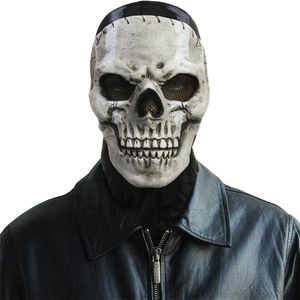 Masowe twarz maski na szyję gaiter Halloween maska ​​duchów czaszka pełna twarz maska ​​czarna blaclava fantazyjna sukienka impreza cosplay grę postaci rekwizyty 230815