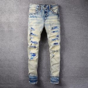 Lila jeans designer män lila jeans kvinnor man amirs smal fit denim brev tryck byxor lyxiga semester utomhus jeans mens streetwear big size byxor jeans 362