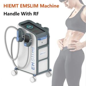 Macchina emslim dimagrante originale per la perdita di peso 5 Maniglie RF HIEMT Scultura muscolare Grasso Ridurre il produttore di macchine per modellare il corpo Macchina dimagrante EMS