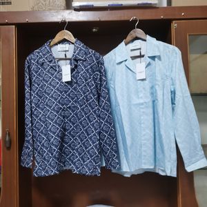 Mens Casual Shirts Casablanca Blue Full Screen Checkered Print Long Sleeves Cardigan Summer Holiday Outfit Men Women Hawaiian Shirt 230815
