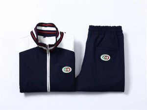 2023 Erkek Moda Takipleri Klasik Mektuplar Baskı İki Parça Kıyafetleri Erkeklerin Trailsuit Ter Takımları Sports Suit Erkek Hoodies Ceketler Jogger Sporting Sıradan Setler#012