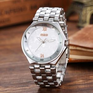 Armbandsur Luxury Shell Face Design Herrklocka Kvinnor Crystal Dress Clock Ladies Fashion Casual Quartz Business