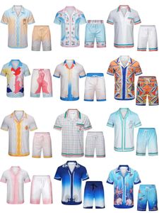 2023 Casa de camisa de camisa masculina Casablanca Top Slim Fit Casablanc Sirts Men Designer Casual Roupas Topalidade Tamanho dos EUA Camisa de Designer Eur Tamanho M-3xl