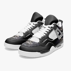 New DIY custom basketball shoes mens and womens domineering black skeleton trainers outdoor sports 36-46