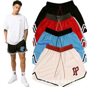 301q Men's Shorts American Ip Casual Mesh for Men and Women's Quick Drying Patchwork Embroidery Loose Running Basketball Quarter