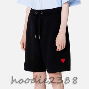 unisex High version of the fashion brand love embroidery A men's and women's loose five points casual loose shorts medium shorts beach pants