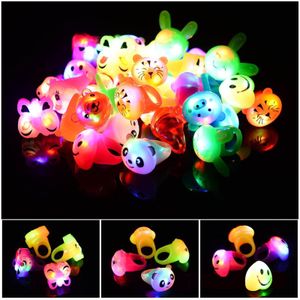 Toy de descompressão 36pcs/lot de desenho animado led led lumining up up brinquedos de dedos brinquedos de Natal de Natal Favory Presentes Toys for Children 230816