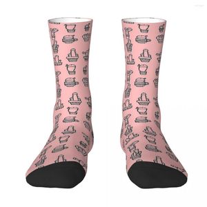 Men's Socks Different Sorts Of Boobs Printed PLANTS Men Women Crew Spring Summer Autumn Winter Funny 3D Un Dress