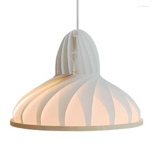 Lampade a sospensione giapponese wabi-sabi noguchi yong luci a led decorazioni di carta a led sospesa soggiorno zen arte origami cucina lampadario