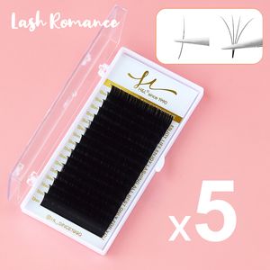 False Eyelashes 16 Rows 5 Trays High Quality Density N Thin Tape Make Up Tools Natural Look 230816