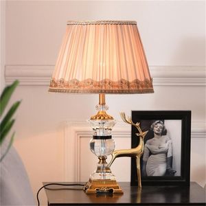 Table Lamps Crystal Lamp Led Desk Light Luxury Creative Modern Design Decoration Living Room Office Indoor Bedside