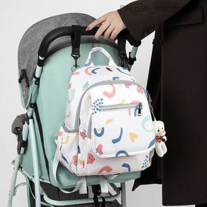 Sacos de fraldas Bolsa de fraldas 2023 Bagamento de bebê Bolsa de dormir Multifuncional Bolsa de dormir de grande capacidade Viagem de moda Mãe grávida Backpack Z230816