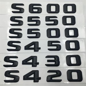 AUTO Accessoires S420 S430 S450 S500 S550 S600 Heck -Heck -Logo -Embleme Abzeichen -Namensschild für Mercedes Benz W220 W221246G