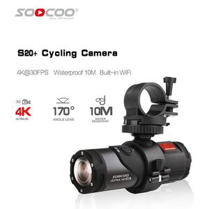 Weatherproof Cameras Waterproof Action Camera 4K WiFi Hjälm Video för motorcykelcykelcykel Moto Camcorder Sports Cam Soocoo S20 230816