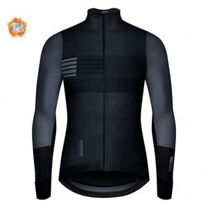 Camicie ciclistiche tops spagna inverno camicia in pile termico maglia manica lunga ropa ciclismo hombre bicicletta indossare abiti da bici maillot 230815