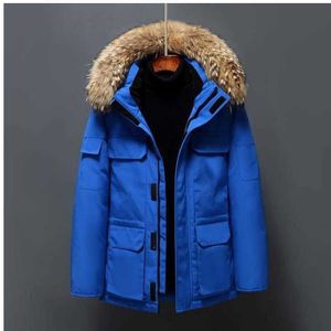 Mens Parkas Yeni kalın sıcak rüzgar geçirmez su geçirmez uzun bölüm ince wyndh ceket erkek kışlık ceket doudoune homme carsony1