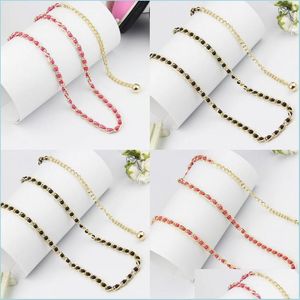 Bälten Pearl Women Slim Belt smycken Lady Fashion Weave Dekorera pläterad guldmidja kedja Nytt mönster mångsidig mticolor 2 5yy J2 Drop Dhtch