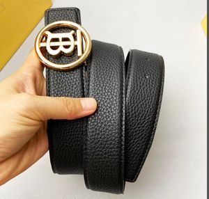 Homens, lotada de cinto de dois lados, letra vintage b fivela lisa cinturões de luxo de designer de luxo tamanho 105-125cm