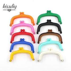 Accessori per parti della borsa Kissdiy 10pcs 8,5 cm Candy Arc Resin Plastic Plass Plastic Frame