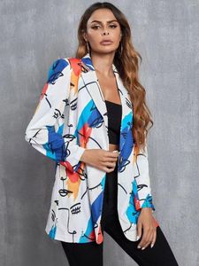 Women's Trench Coats 2023 Luxury European And American Fashion Trend High-end Printed Ladies Casual Small Suit Jacket