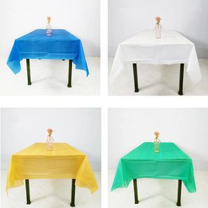 Table Cloth High-quality Disposable Party Wedding Solid Color Tablecloth Set Catering Meal Tableware Environmentally Friendly