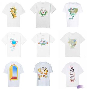 Fashion designer men's high quality T-shirt all-in-one printed couple short sleeve T-shirt series