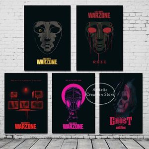 Famous Game Posters And Prints Game Characters Canvas Painting and HD Pictures for Wall Art Modern Home Game Room Bar Bedroom Decor Gifts No Frame Wo6