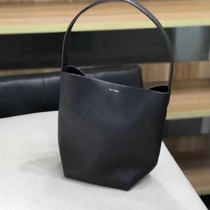 Designer Bag the Row Bucket Bag Liten Big and Versatile New Tote Handbag Capacity Single Shoulder Portable Real Leather Fashion Leisure