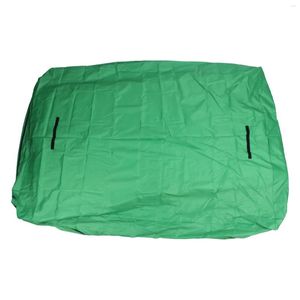 Bolsas de armazenamento Green Green Green Grande Saco de colchão removível 210D Coado de prata Oxford Fabric com alça de transporte