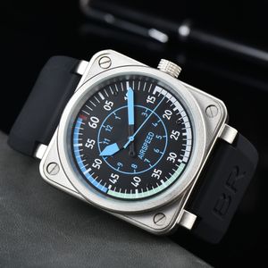 Relógios masculinos de grife masculino Automático Paturro mecânico Moda Square Multifunction Watch Br Business Wrist Watch Man Lady Sport Wristwatch Movimento de nível superior