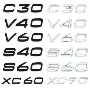 3D AWD T3 T5 T6 T8 Emblem Emblem Odznaka naklejka na Volvo C30 V40 V60 S40 S60 XC60 XC90 XC40 S80 S90 S80L S60L CAR STING2662
