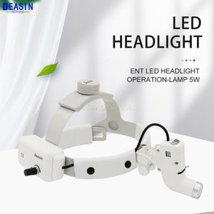 Magnifying Glasses 5W Dental LED Head Light Lamp For Binocular Loupes Brightness Spot Adjustable Dental Lab Headlamp Headlight 230815