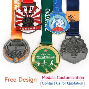 Obiekty dekoracyjne figurki niestandardowe Medale Produkcja zamówienia metalowa piłka nożna piłka nożna koszykówka gimnastyka gimnastyka taniec sportowy wyścig wyścigowy 230815