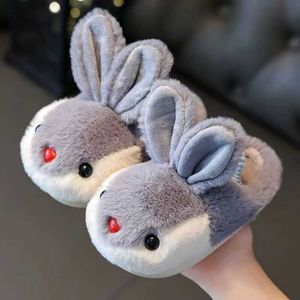 Slipper Cat Children Slippers Home Baby Cotton Slippers Shoes Boys Girls Furry Slippers Baby House Shoes