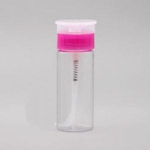 100 ml Nail Art Mini Pump Dispenser Tom Bottle Acrylic Gel Polish Remover Cleaner Liquid Container Lagring Small Pressure Bottle Xoncq