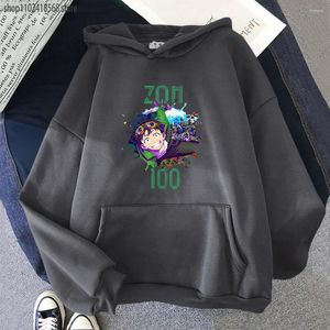 Men's Hoodies Zom 100 Men Anime Clothes Bucket List Of The Dead Printed Sweatshirts Japanese Pullover Fashion Streetwear Casual