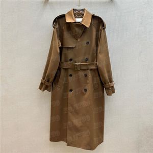 Fashion Women Jacket Windbreaker Long Style Coats With Belt Autumn Winter Trench Coat Outerwear Clothes