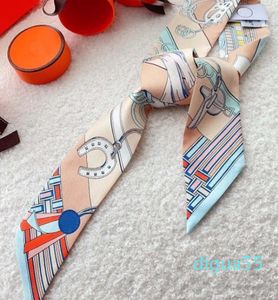 Designer Schal Fashion Stirnband Buchstaben Frauen Seiden Scaves Top -Größen dünne Schalhaare