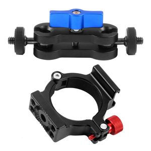 Suportes de flash 4ring Adaptador de sapatos Montagem de microfone para Zhiyun Smooth 4 Gimbal Aplicado para Rode LED Video 230816