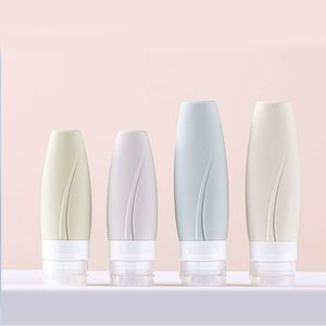 60 ml 90 ml Travel Silicone Squeeze Bottle Sub-Bottling Container Lotion Refilling Bottle Set Silikon Travelflaskor xoquw