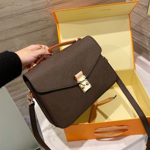 10a Ayna Kaliteli Deri Pochette Metis Lüks Tasarımcı Çanta Kadın Eşleme Omuz Çantaları Tasarımcı Lüksler Crossbody Çanta Cüzdan Cüzdan Sele Çanta