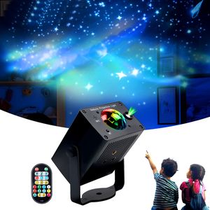 Star Projector Galaxy Light Projector Zmiana LED LED Laser Night Light Mgławica Lampa Galaxy Projector do sypialni