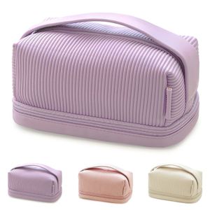 Kosmetiska väskor fodral makeup väska rese kosmetisk väska toalettartikar påse hudvård produkt lagringslåda toalettlagringsbox 230815