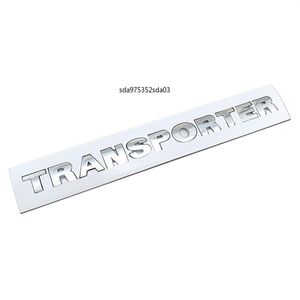 Plastic Chrome Badge Decal VW Boot Rear Door Tailgate Trunk T40 Transporter Car Emblem2588