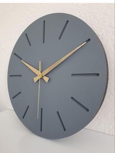 Orologi da parete 3d moderni moderni orologio minimalista in legno silenzioso a mano in silenzio per soggiorno in ufficio decorazione artistica camera da letto